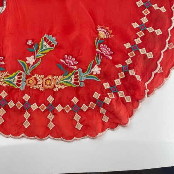 Johnny Was Women's Dakota Poncho Style Tunic Top, Boxy, Sz. S Boho Peasant - Picture 3 of 10